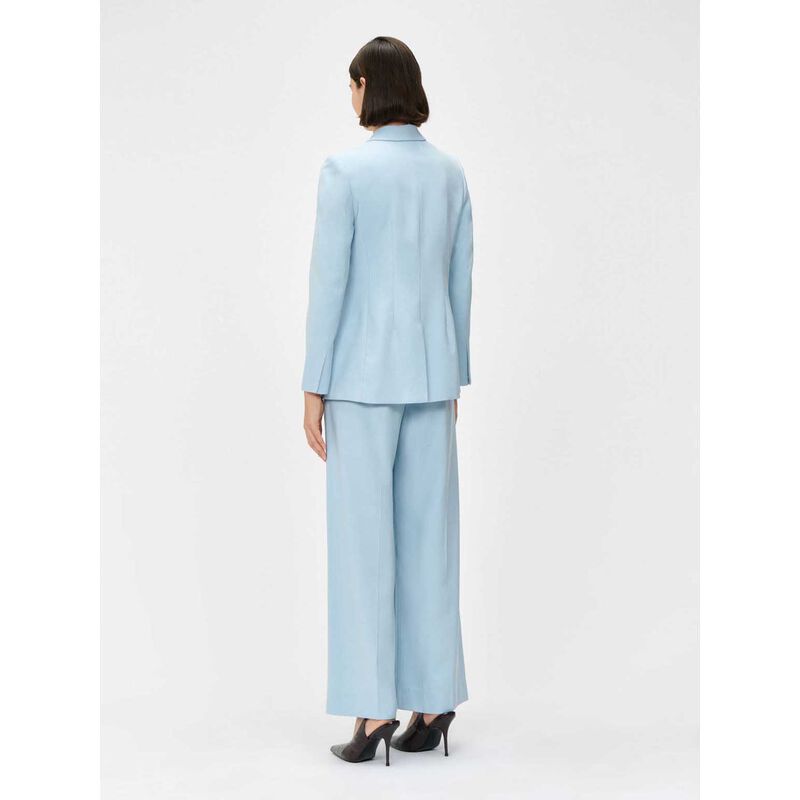Veronika Maine Drapey Ecovero Viscose Semi Fitted Blazer image number 1